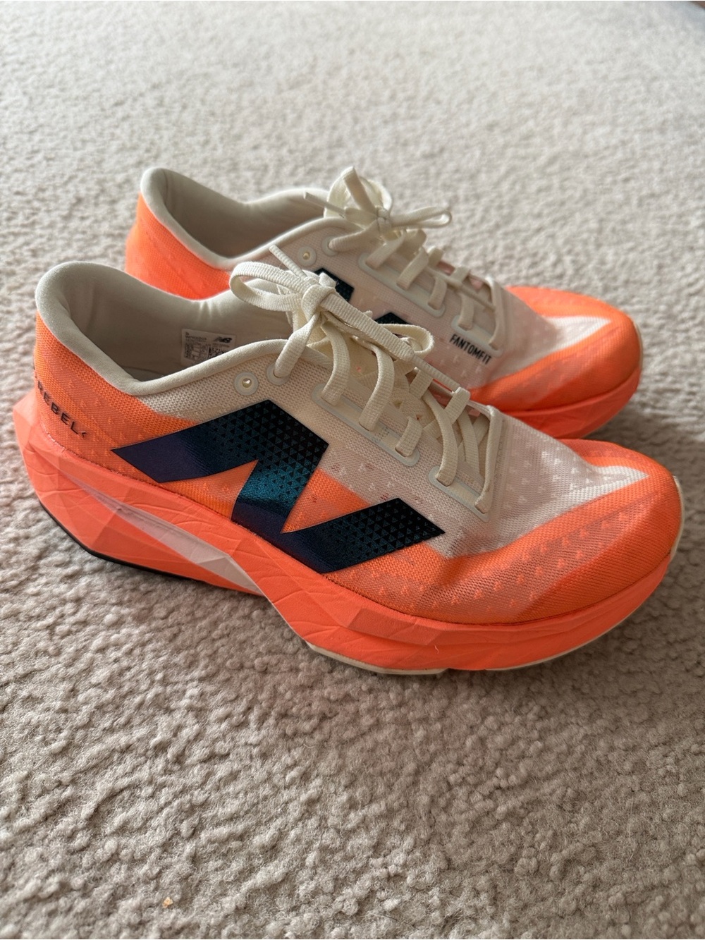 New Balance Orange, White & Navy Performance Runners